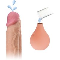 Duży penis 26cm z wytryskiem realistyczne dildo na przyssawce - 72143308 - 3