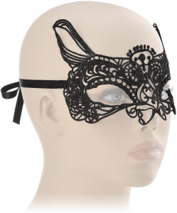 Koronkowa maska na oczy - uwodzicielska i tajemnicza sex kocica - 74196514