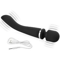 Dwustronny wibrator + sex masażer erotyczny - 20 funkcji - 71347979 - 2