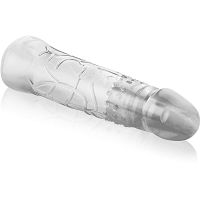 Żelowa nakładka orgazmowa - większy i grubszy penis - 75214058 - 2