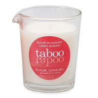 Świeca do masażu o zapachu kwiatów i kakao do gry wstępnej - 70732706 - 2