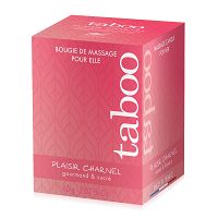 Świeca do masażu o zapachu kwiatów i kakao do gry wstępnej - 70732706 - 3