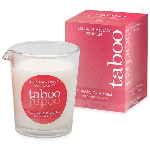 Świeca do masażu o zapachu kwiatów i kakao do gry wstępnej - 70732706