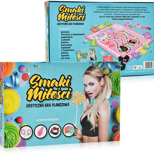 Smaki miłości - erotyczna gra planszowa 18+ z sex gadżetami - 77341586