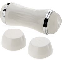 Dwustronny masturbator w tubie usta i pochwa z wypustkami - 79923079 - 2