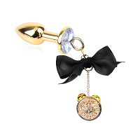 Zestaw korek analny + zaciski na sutki z czarnymi wstążkami - 77956562 - 4