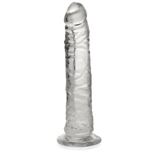 Żelowe dildo elastyczny penis z przyssawką 20 cm - 72295727