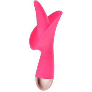 Wibrator g-spot język stymulator orgazmowy - 10 funkcji wibracji i pulsacji - 77369689