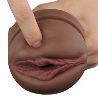 Mięciutka brązowa pochwa w puszce Sultry Stout masturbator - 71144891 - 6