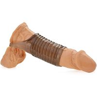 Otwarta nakładka erekcyjna żelowa nasadka na penisa i jądra - 75522073 - 2