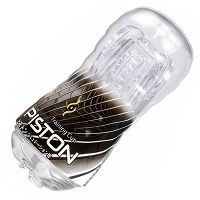 Sztuczna pochwa przezroczysta męski mastirbator z wypustkami - 73510717 - 5