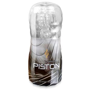 Sztuczna pochwa przezroczysta męski mastirbator z wypustkami - 73510717