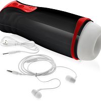 Ssący masturbator z wibracją - sex masaż członka - 76208544 - 2