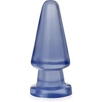 Niebieski korek analny 16,5 cm żelowy anal plug z mocną przyssawką - 76282233 - 3