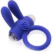 Erekcyjny pierścień z wibrującym królikiem ring orgazmowy – 75483757 - 2