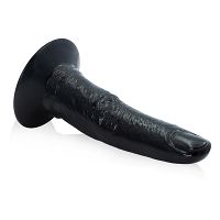 Czarne dildo fantasy Palec Tytana 16 cm z przyssawką - 78467482 - 4