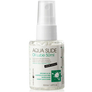 Ll aqua slide oil 50ml - olejek intymny z aloesem -seh 07