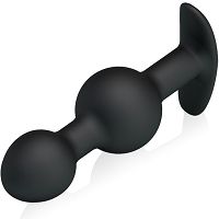 Drgający anal plug z manualną wibracją kulkowy korek analny - 78468818 - 4