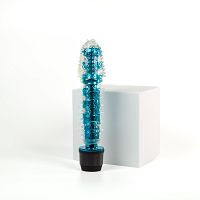 Żelowy wibrator z masującymi kolcami 18 cm - 72007200 - 2