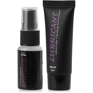 Zestaw ManQ żel poślizgowy 25 ml + toy cleaner 20 ml - 57215591