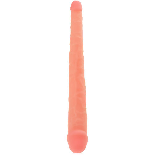 Cienki penis dwustronny dildo do podwójnej penetracji - 76811601