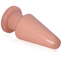 Cielisty korek analny 16,5 cm żelowy anal plug z mocną przyssawką - 78548493 - 2