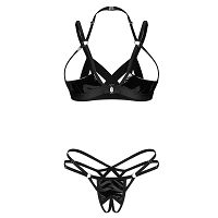 Obsessive Keira Lise bielizna otwarty biustonosz i stringi - 72196136 - 10