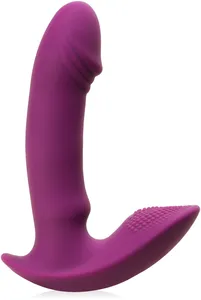 Wibrator z masażerem łechtaczki sex zabawka dla pań - 79855196