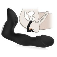 Masażer prostaty, wibrator samonośny dla pań 2w1 - 10 funkcji - 70770741 - 4