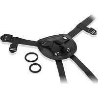 Dorodny naturalny penis strap on z przyssawką - 75509251 - 2