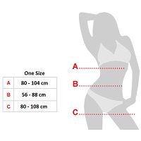 Seksowny peniuar z koronkowymi zdobieniami + stringi - 75525555 - 6