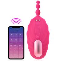 Ssąco-wibrujący masażer do majtek wibrator sterowany aplikacją 9 funkcji - 70095280 - 5