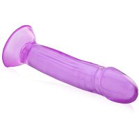 Proste dildo penetrator pochwy i anusa żelowy penis – 71780783 - 2