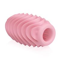 Różowy dyskretny masturbator męski jajko sztuczna pochwa - 72645184 - 3