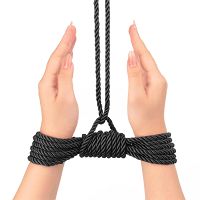 Rebellion czarna lina do krępowania bondage BDSM 10 m - 79901592 - 3