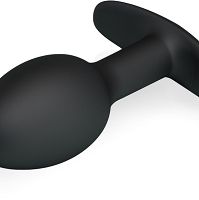 Drgający korek analny z manualną wibracją silikonowy anal plug - 75531161 - 7