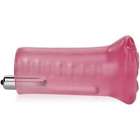 Żelowa pochwa z wibracjami i tunelem rozkoszy zapewnia wiele intensywnych doznań - 51732700 - 3