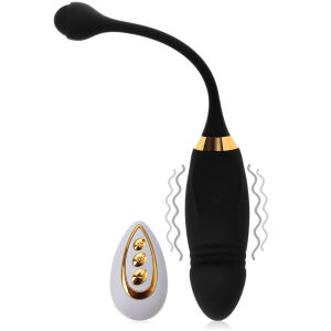 MOCNE JAJKO STYMULUJĄCE STEROWANE PILOTEM - 10 FUNKCJI WIBRACJI - 71023957
