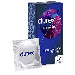 Durex Intense Prezerwatywy z wypustkami i specjalnym lubrykantem 10 szt - 78236317
