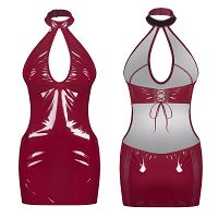 Obsessive Redya sukienka z wycięciem na dekolcie i chokerem - 71569523 - 5