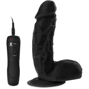 Wibrator realistyczny żylasty penis dildo z przyssawką - 7 funkcji - 74181824