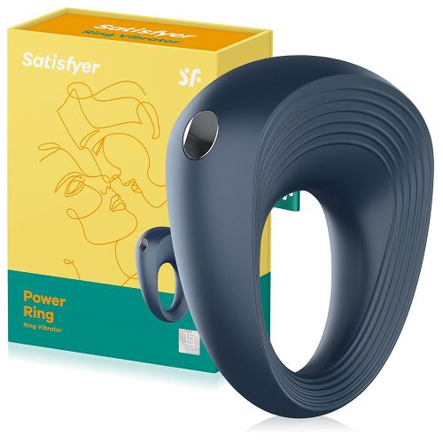 Satisfyer power ring - wibrujący pierścień ring erekcyjny dla par - 72832108