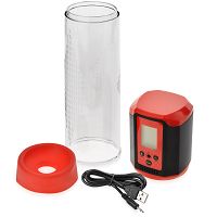 Automatyczna pompka do penisa - 8 poziomów zasysania do -350mbar - z wyświetlaczem lcd - 75019638 - 2