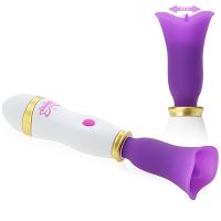 Dyskretny masturbator łechtaczkowy ssący masażer z języczkiem wibrator tulipan - 79822237 - 4