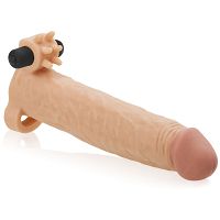 Nakładka na penisa +5cm z wibracjami i masującymi wypustkami 72884604 - 3