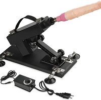 Sex maszyna - 420 ruchów/minutę - mocny wibrator posuwisty + zestaw trzech dildo - 70312023 - 3