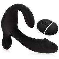 Masażer prostaty i krocza - 100 opcji pieszczot - sterowany pilotem z dwoma silnikami - 75297532 - 2