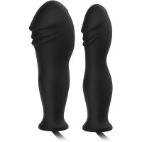 Pompowany penis, dildo, korek analny - plug do anusa i waginy - dla zaawansowanych - 75503332 - 2