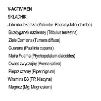 Suplement diety v-activ for men – skuteczny środek na potencję - 20 tabletek - 2