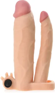 Nakładka pogrubiająca i wydłużająca + 6 cm gruby penis dildo 70843604